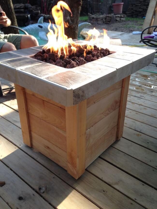 fire pit bench ideas