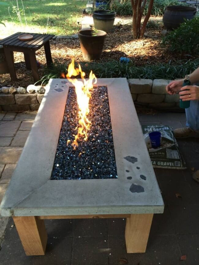 wood burning fire pit ideas