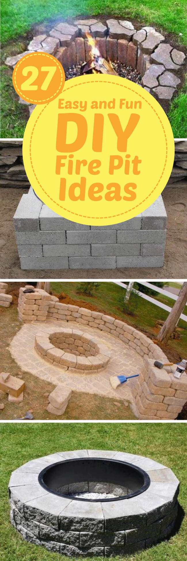 13 Inspiring DIY Fire Pit Ideas to Improve Your Backyard – CGMAILLE