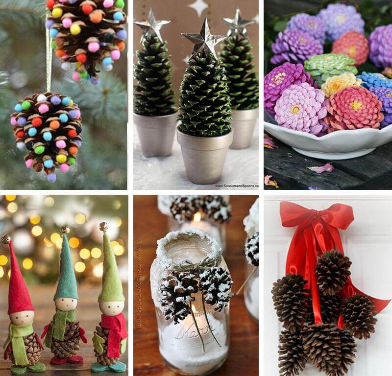 Beautiful DIY Pine Cone Crafts Ideas