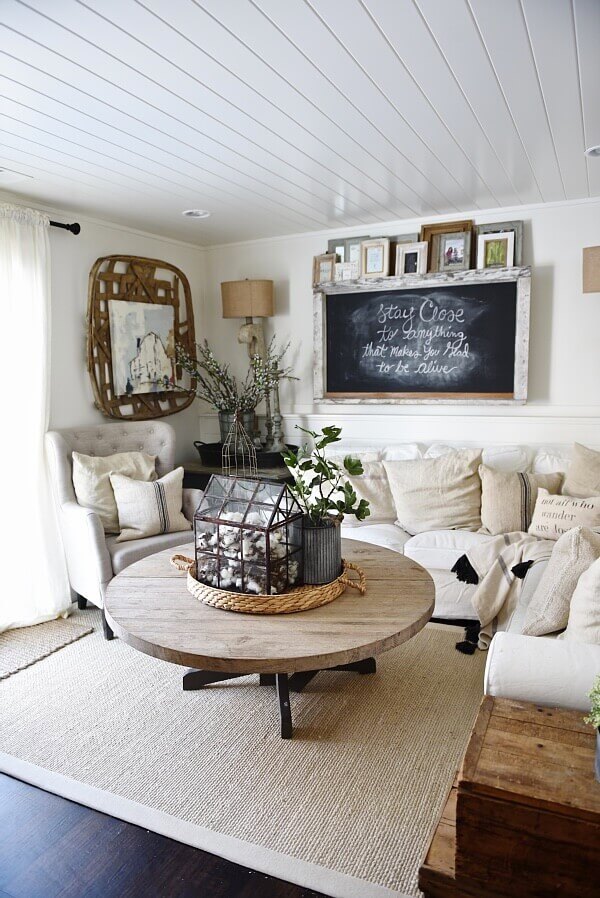 modern rustic living room ideas