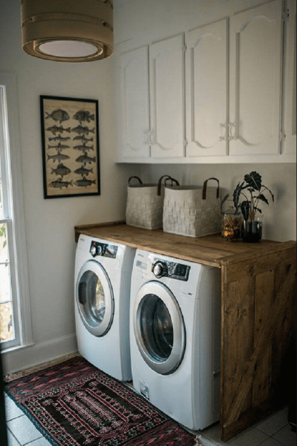 vintage decor for laundry room
