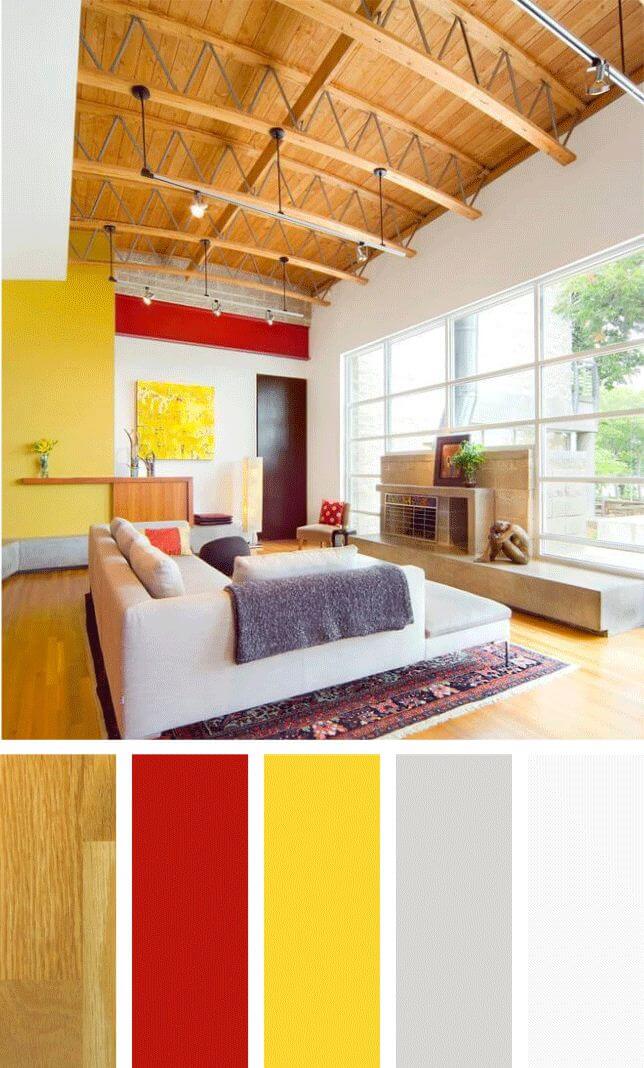 warm living room color schemes