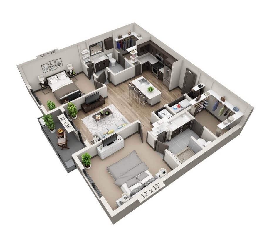 modern barndominium floor plans