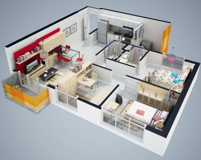 barndominium with shop floor plans