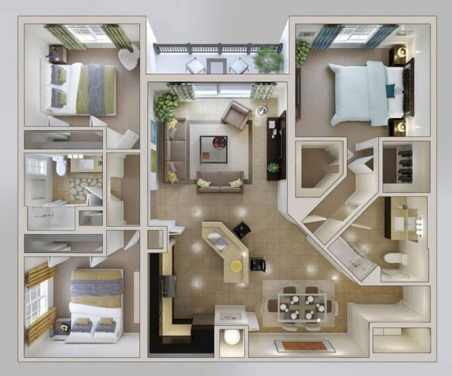 barndominium floor plans 2 story