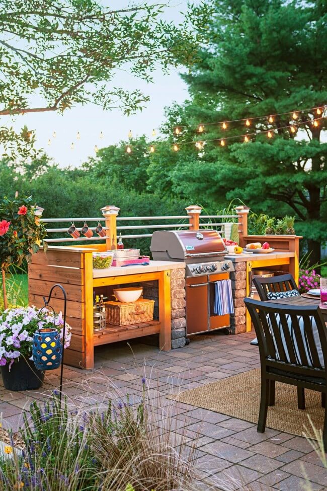 outdoor kitchen patio ideas