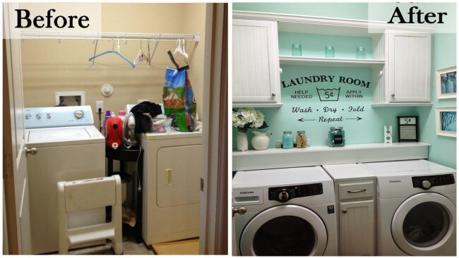 laundry room basement ideas
