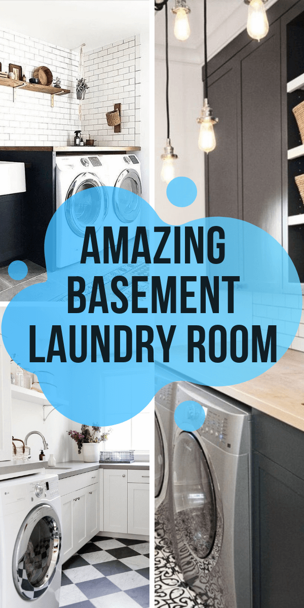 basement laundry room design